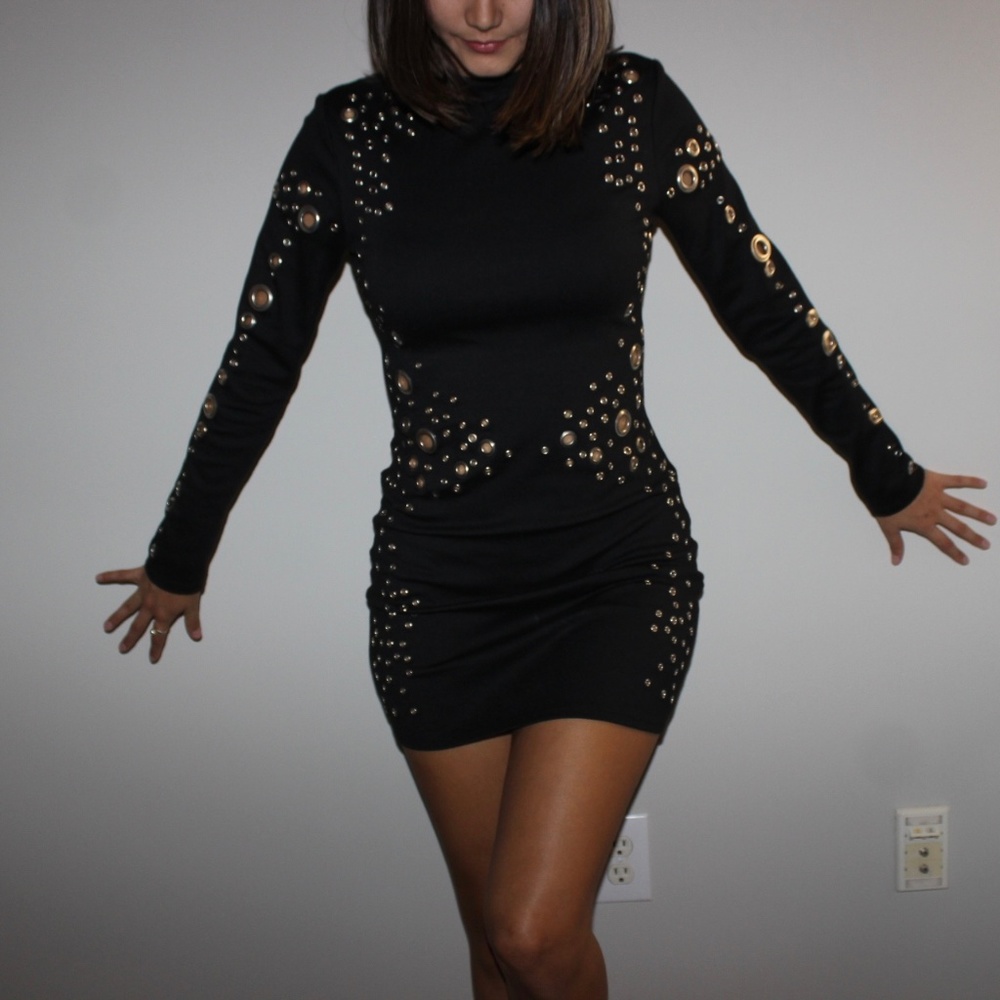 black dress